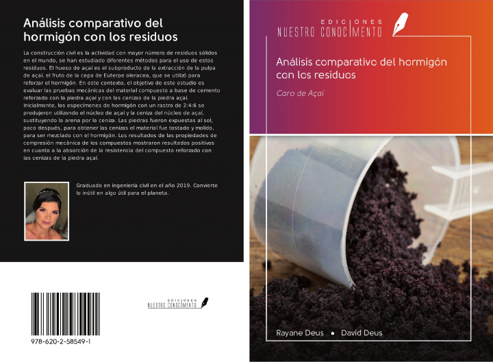 Kniha Análisis comparativo del hormigón con los residuos David Deus
