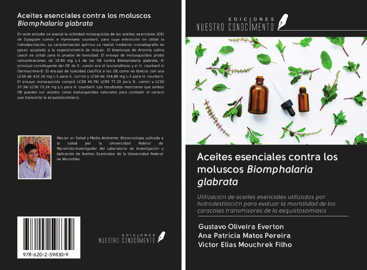 Carte Aceites esenciales contra los moluscos Biomphalaria glabrata Ana Patrícia Matos Pereira