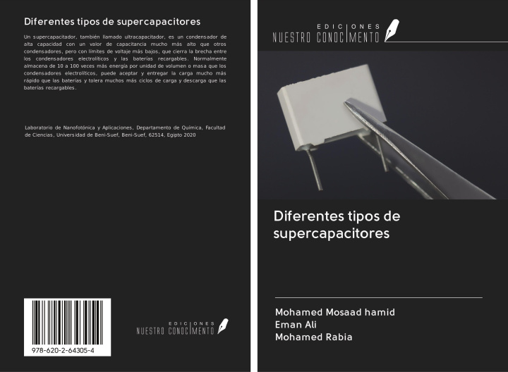 Knjiga Diferentes tipos de supercapacitores Eman Ali