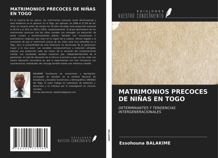 Knjiga MATRIMONIOS PRECOCES DE NI?AS EN TOGO 