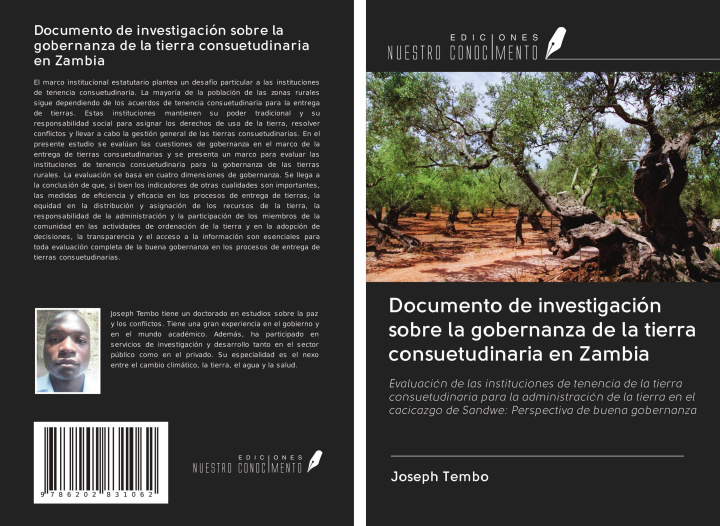 Książka Documento de investigación sobre la gobernanza de la tierra consuetudinaria en Zambia 