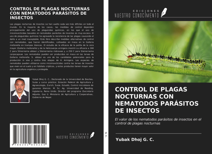 Knjiga CONTROL DE PLAGAS NOCTURNAS CON NEMATODOS PARÁSITOS DE INSECTOS 