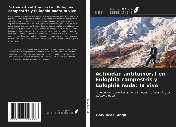 Könyv Actividad antitumoral en Eulophia campestris y Eulophia nuda: In vivo 