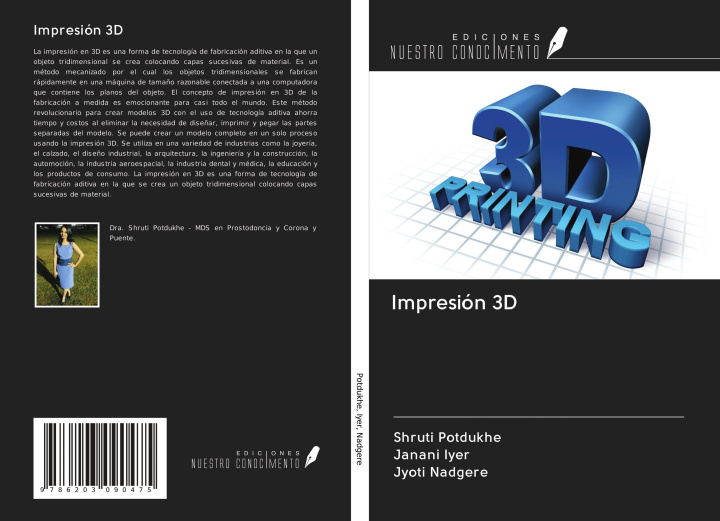 Knjiga Impresión 3D Janani Iyer