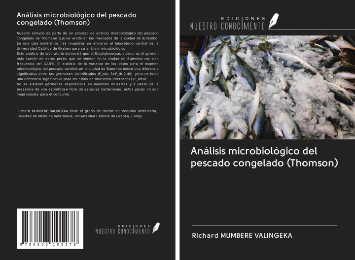 Carte Análisis microbiológico del pescado congelado (Thomson) 