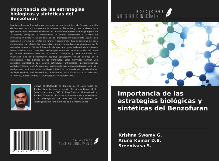 Kniha Importancia de las estrategias biológicas y sintéticas del Benzofuran Aruna Kumar D. B.