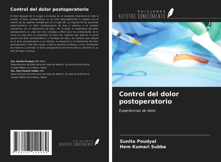 Knjiga Control del dolor postoperatorio Hem Kumari Subba