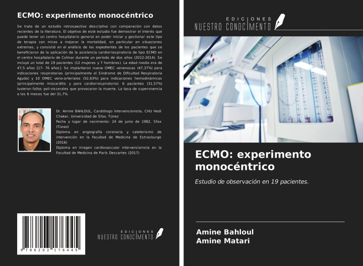 Knjiga ECMO: experimento monocéntrico Amine Matari