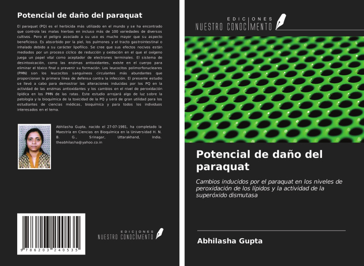 Knjiga Potencial de da?o del paraquat 