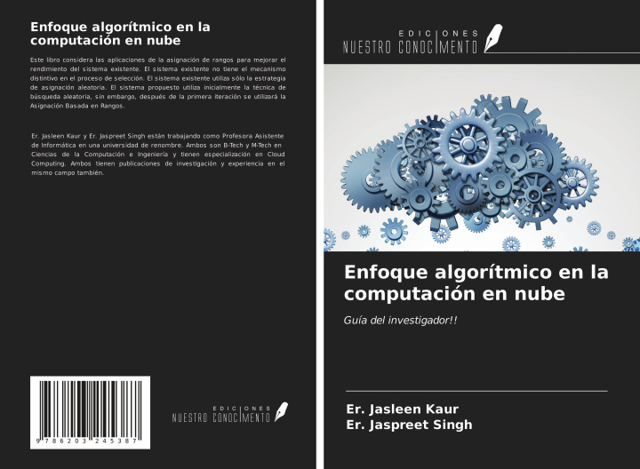 Knjiga Enfoque algorítmico en la computación en nube Er. Jaspreet Singh