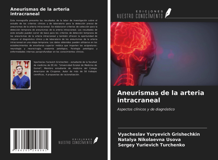 Knjiga Aneurismas de la arteria intracraneal Natalya Nikolaevna Usova
