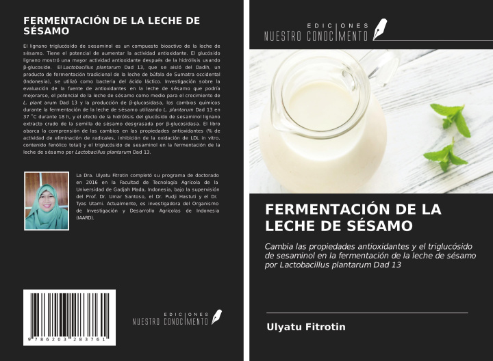 Knjiga FERMENTACIÓN DE LA LECHE DE SÉSAMO 