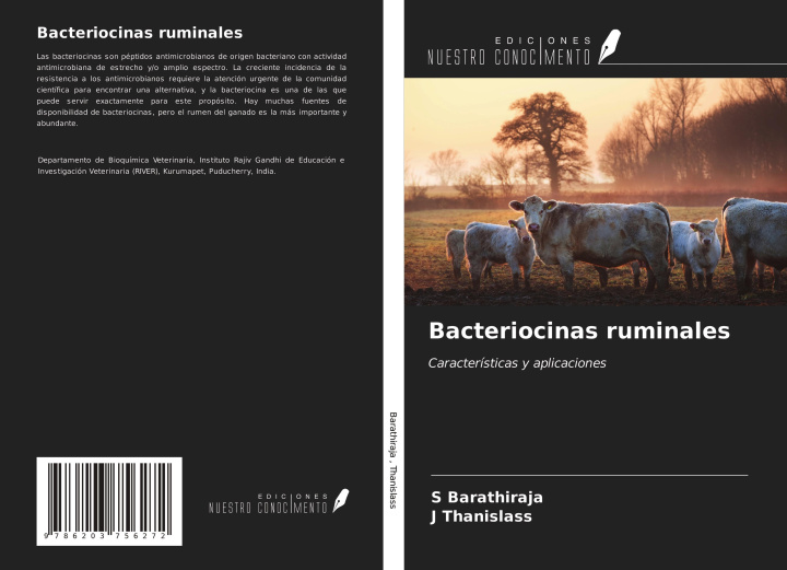 Boek Bacteriocinas ruminales J. Thanislass