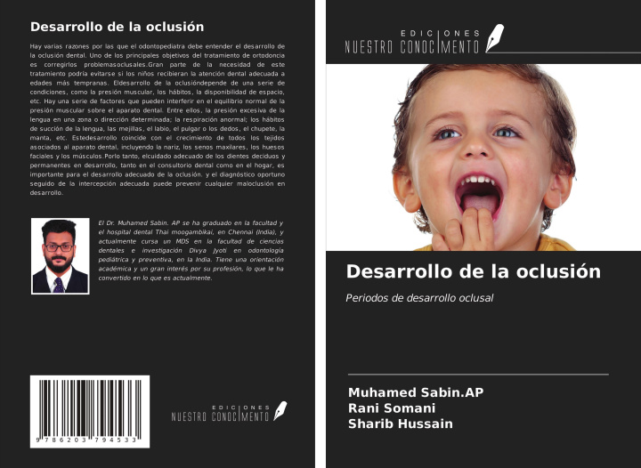 Knjiga Desarrollo de la oclusión Rani Somani