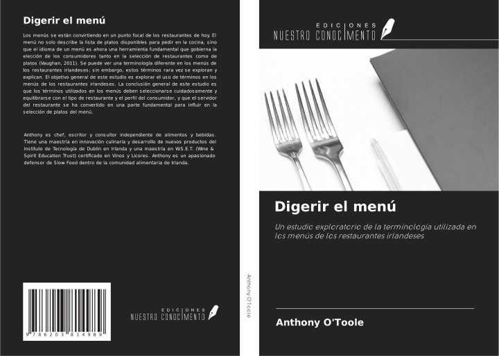 Knjiga Digerir el menú 