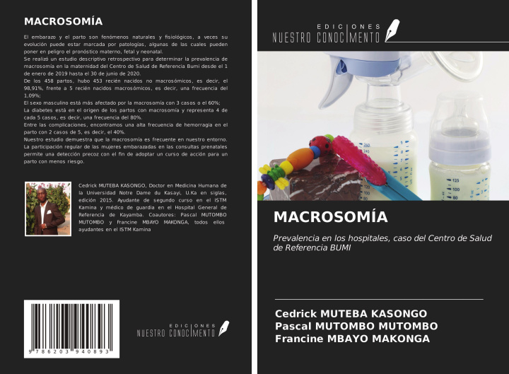 Book MACROSOMÍA Pascal Mutombo Mutombo