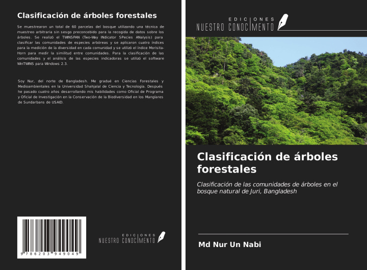 Carte Clasificación de árboles forestales 