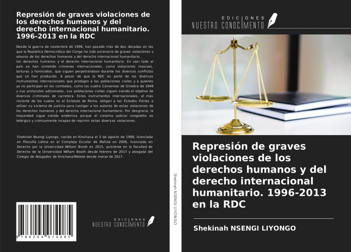 Książka Represión de graves violaciones de los derechos humanos y del derecho internacional humanitario. 1996-2013 en la RDC 