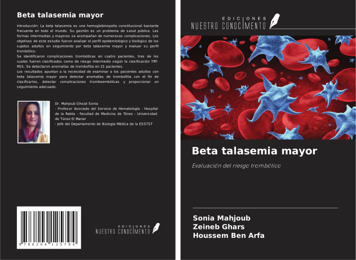 Knjiga Beta talasemia mayor Zeineb Ghars