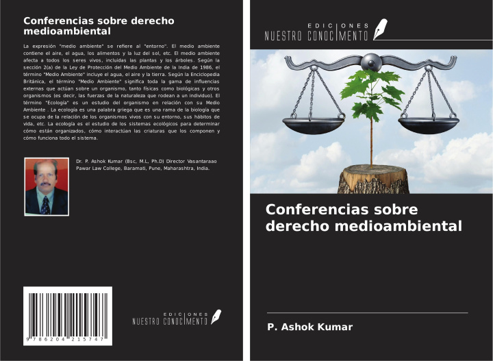 Knjiga Conferencias sobre derecho medioambiental 