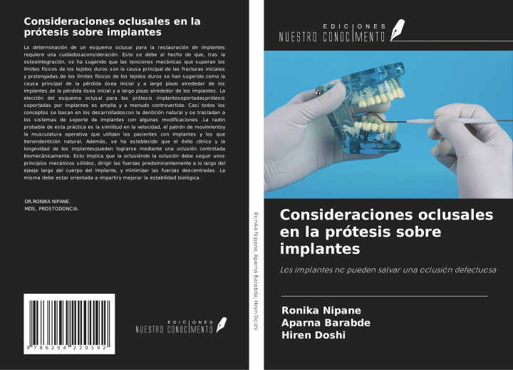 Livre Consideraciones oclusales en la prótesis sobre implantes Aparna Barabde