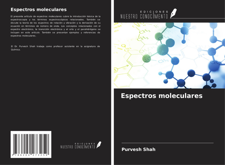 Knjiga Espectros moleculares 