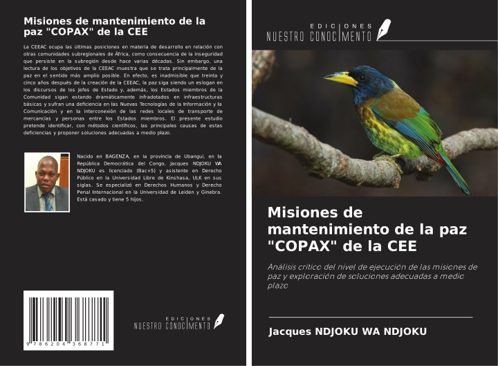 Knjiga Misiones de mantenimiento de la paz "COPAX" de la CEE 