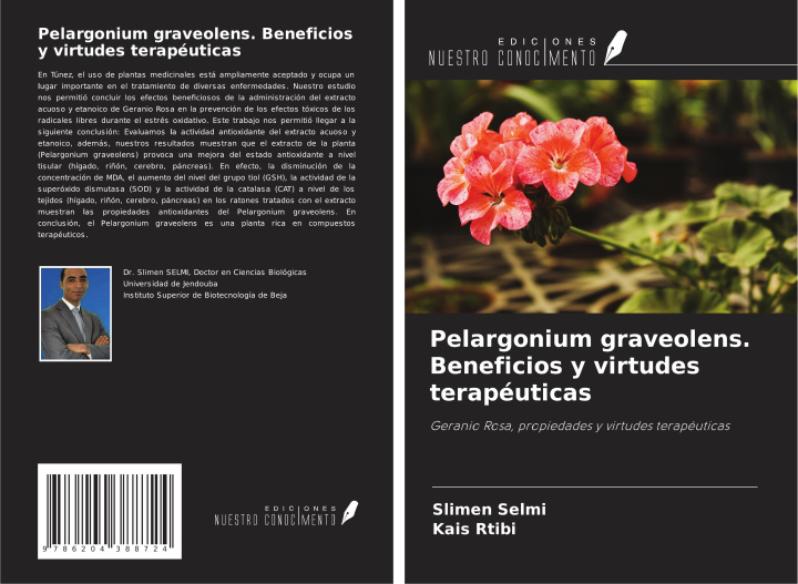 Könyv Pelargonium graveolens. Beneficios y virtudes terapéuticas Kais Rtibi
