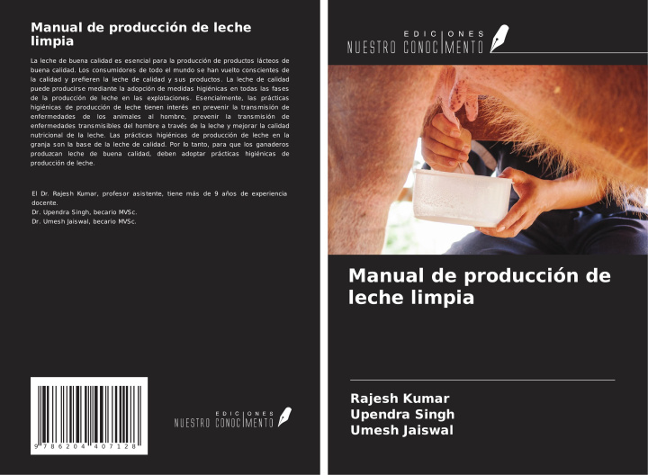Knjiga Manual de producción de leche limpia Upendra Singh