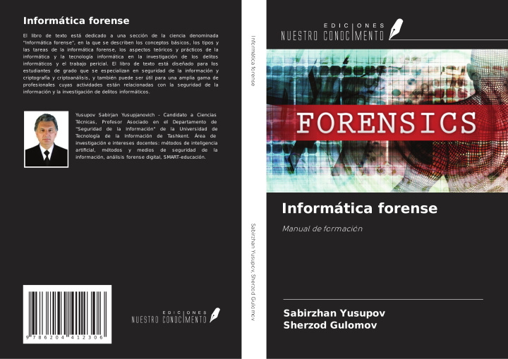 Knjiga Informática forense Sherzod Gulomov