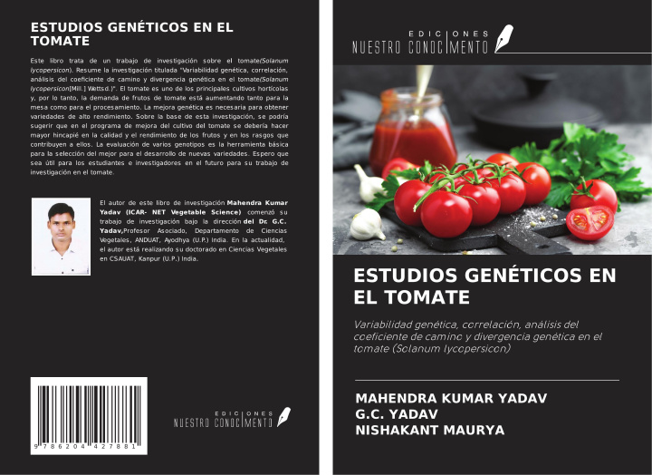 Knjiga ESTUDIOS GENÉTICOS EN EL TOMATE G. C. Yadav