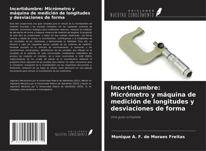 Knjiga Incertidumbre: Micrómetro y máquina de medición de longitudes y desviaciones de forma 