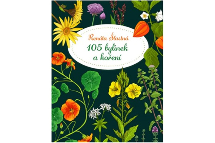 Kniha 105 bylinek a koření Renáta Šťastná