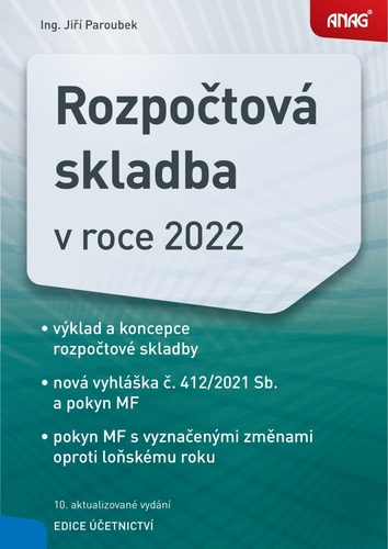 Книга Rozpočtová skladba v roce 2022 Jiří Paroubek