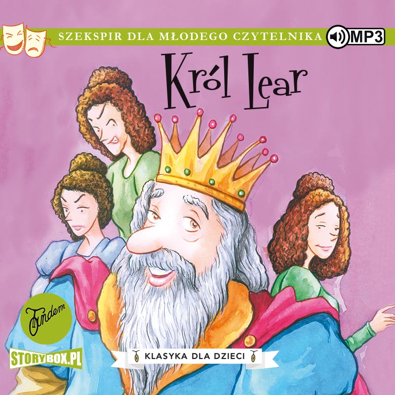 Kniha CD MP3 Król Lear. Klasyka dla dzieci. William Szekspir William Szekspir