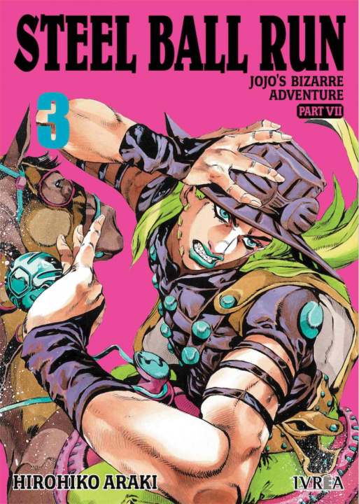 Książka Jojo's Bizzarre Adventure Parte 7: Steel Ball Run 03 Hirohiko Araki