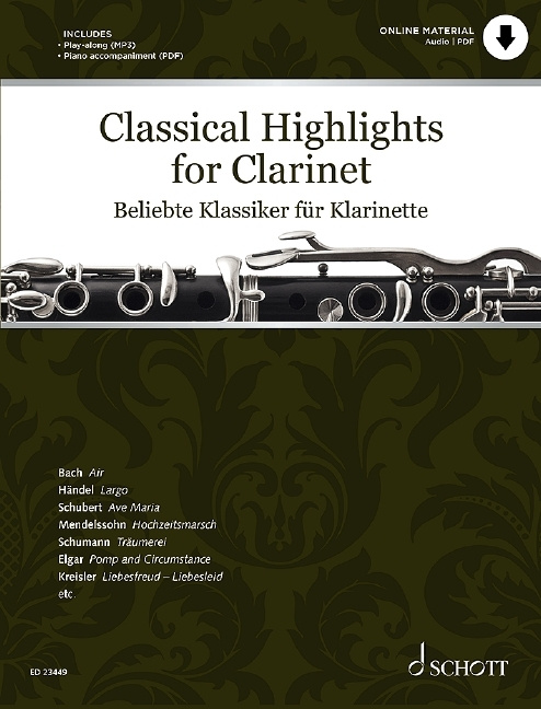 Tiskovina Classical Highlights for Clarinet 