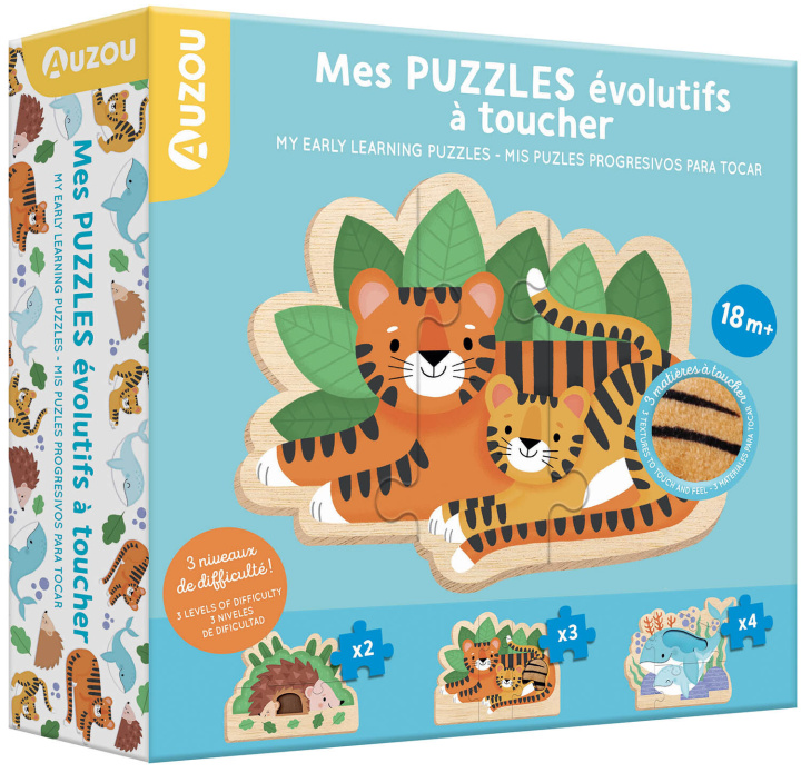 Boek MES PUZZLES ÉVOLUTIFS À TOUCHER NE Andy Passchier