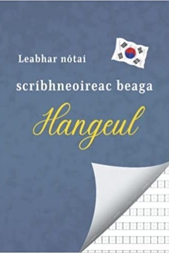 Carte Leabhar nótaí scríbhneoireachta beaga Hangeul 
