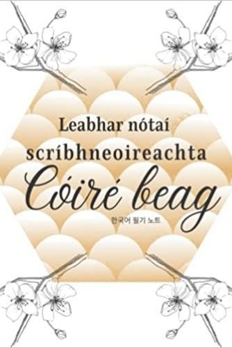 Kniha Leabhar nótaí scríbhneoireachta Cóiré beag 