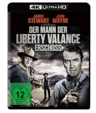 Filmek Der Mann, der Liberty Valance erschoss 4K, 1 UHD-Blu-ray + 1 Blu-ray John Ford