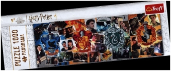 Igra/Igračka Panoramatické puzzle Harry Potter: Čtyři bradavické koleje 1000 dílků 