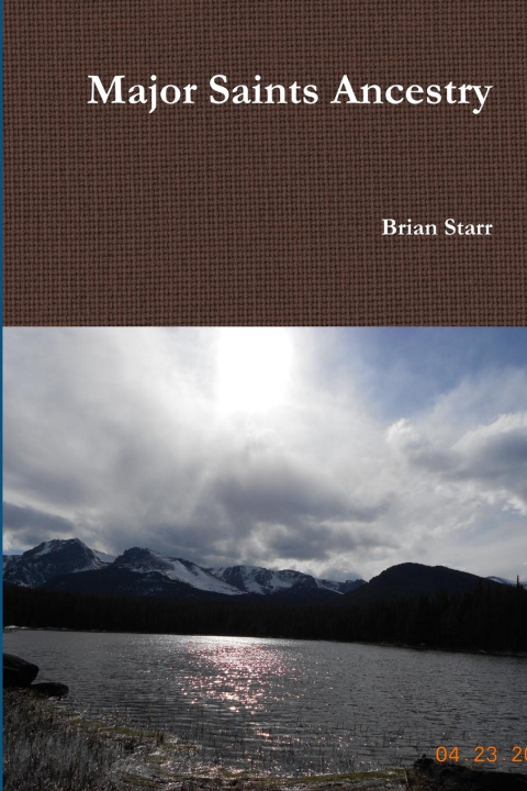Knjiga Major Saints Ancestry Brian Starr