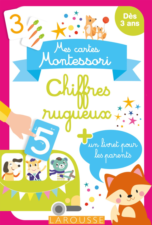 Książka Mes cartes Montessori : Chiffres rugueux collegium