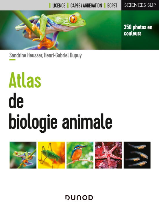 Kniha Atlas de biologie animale Sandrine Heusser