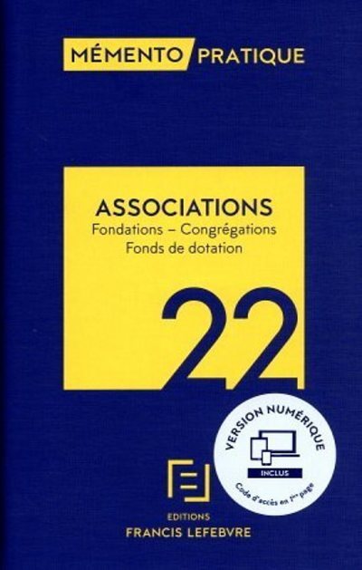 Kniha Associations 22 - Fondations, congrégations, fonds de dotation collegium