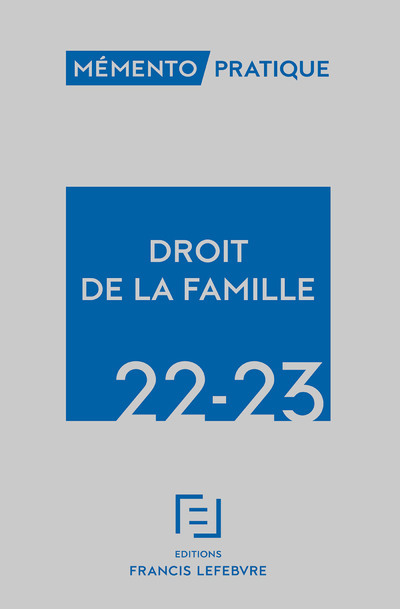 Könyv Droit de la famille 2022-2023 collegium