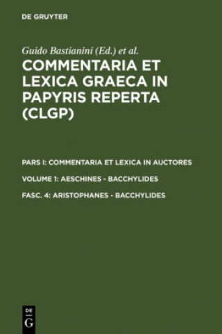 Kniha Aristophanes - Bacchylides Guido Bastianini