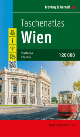 Carte Wien, Taschenatlas 1:20.000, freytag & berndt 