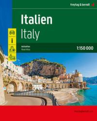 Kniha Italien, Großer Autoatlas 1:150.000, freytag & berndt 